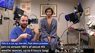 Rebel Wyatt's pierced nipples and natural tits bounce during close-up missionary fucking with gloves and vibrator, ending in a moaning cum blast on her pussy.