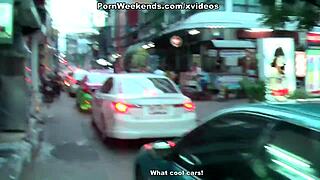 clothes ripped during blowjob in front of mirror