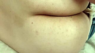 a couple tries first time anal fingering in homemade video