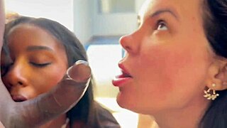 White Pussy And Black Pussy For Black Stud Fucking