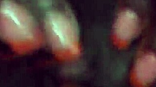 Excited German lady in pantyhose gets fingered and sprayed.