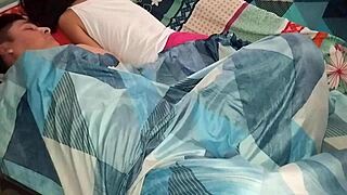 I found my stepsister in bed and had to fuck her before work