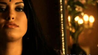 brunette babe rips clothes and dances nude in sexy striptease 😘