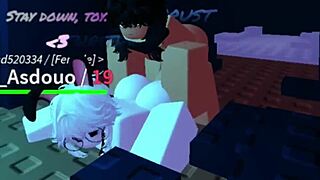 roblox slut kept coming for more big ass and tits