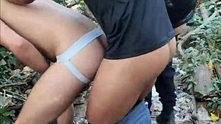 Surfer Boy Turns Slut For Three Active Guys In The Married Forest