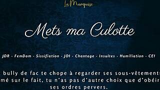 put on my panties, sissy, and jerk off to my humiliation!