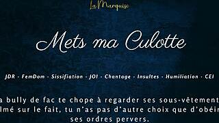 put on my panties, sissy, and jerk off to my humiliation!