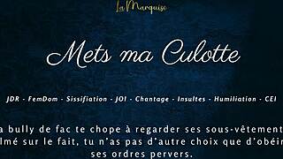 put on my panties, sissy, and jerk off to my humiliation!