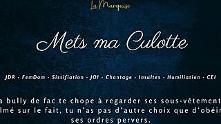 put on my panties, sissy, and jerk off to my humiliation!