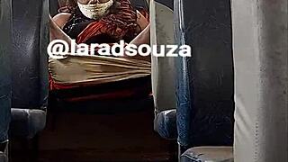 indian crossdresser lara in bus 😘