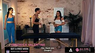 all girl massage with olive glass and evelyn claire helping clients relax