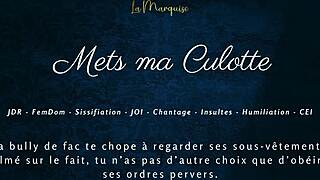 put on my panties, sissy, and jerk off to my humiliation!