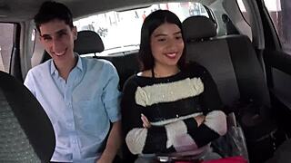 Shy Young Guy Fucks University Girl with Big Ass