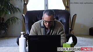 skinny teen april snow in 3some with marcus london 😍🏋️‍♀️