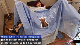 daisy ducati examined by doctor for university physical