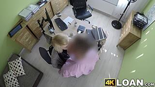 naughty amateur bent over by fake agent