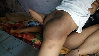 rough homemade fucking of juicy village bhabhi on cot
