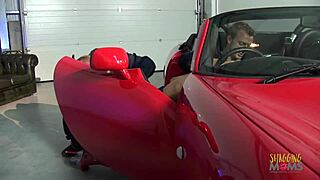 One Hard Cock Isn't Enough For Blonde Girl: Sucking Shaved Pussy In 3Some MMF Blowjob On Sofa Sex Cumshot