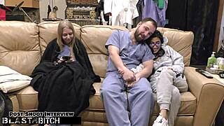 i blast jasmine rose's thigh with cum