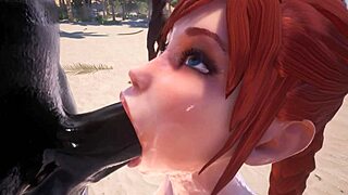 Serenia meets big black bull for anal, deepthroat, and titty fuck session