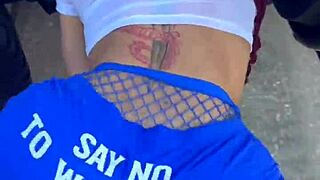 Curvy Woman Spreads Ass And Plays With Pussy While Twerking In Shorts