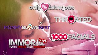 Hot Stepmom Got Horny and Sucked My Dick with Tittyfuck!