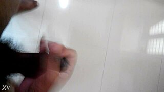 Me Jerking My Cock with Cum and Jizz