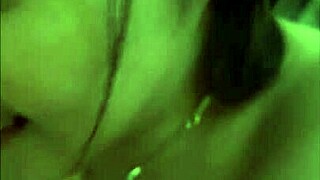 In this homemade video, the cute Japanese girl gives a hardcore blowjob and takes a creampie while riding intensely