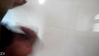 Me Jerking My Cock with Cum and Jizz