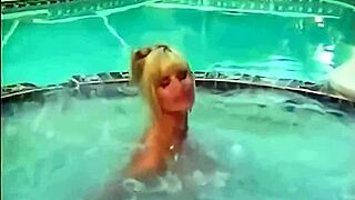 Watch those big tits jumping up and down.