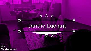 two beautiful latinas licking each other in a threesome