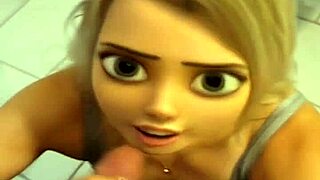 Blonde Teen Elsa Takes BBC In Public Bathroom!