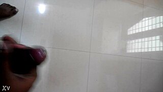 Me Jerking My Cock with Cum and Jizz