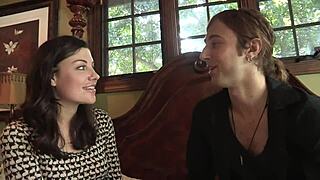 Passionate fucking leads to wet pussy orgasm in bathroom quickie