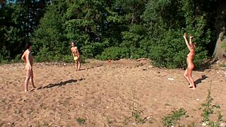 Purefilmstv - 4 Girls Go Camping And Have Fun With Each Other Using Toys