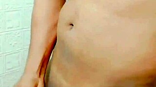 Crossdresser Pissing And Masturbating In The Toilet.