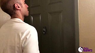 Tight Repairman Fucks Fat Ass Brunette with Big Natural Tits