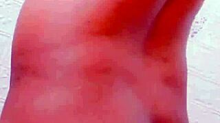 Crossdresser Pissing And Masturbating In The Toilet.