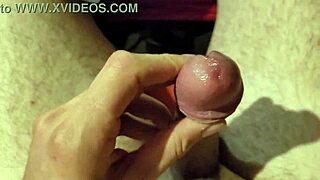 Edging with slapping leads to nice cum