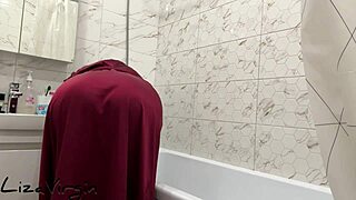 Bathroom Excitement with Wet Pussy Masturbation