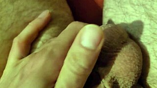 Edging with slapping leads to nice cum