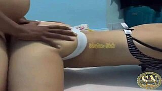 I bust my girlfriend's ass after the party, fucking her sexy body?