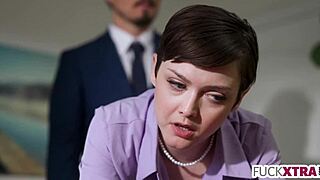 small secretary fucked by new boss