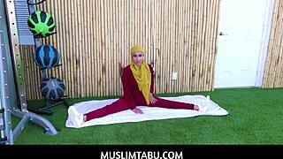 Muslimtabu - Arab Teen 18+ Wife Kira Perez Cheats With Her Personal Trainer With Hijab On