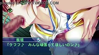 i watch cute blond cheerleader in short movie