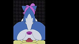 Group activity with banging and handjob in furry setting