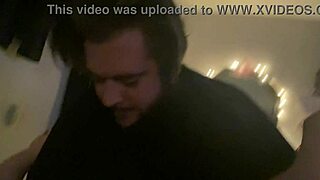 eat my wet pussy then fuck me hard, clothes ripping in gay couple pov