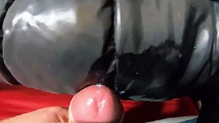 Milfycalla - A Lot Of Cum On My Black Down Jacket And Black Leather Leggings 216- Preview P2-I Love Filming In This