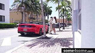 i schools out and these hot teen 18+s go 3-on-1 in a hardcore poolside romp