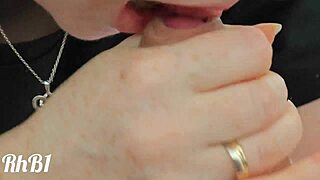 He Cums When I Caress Him With My Tongue